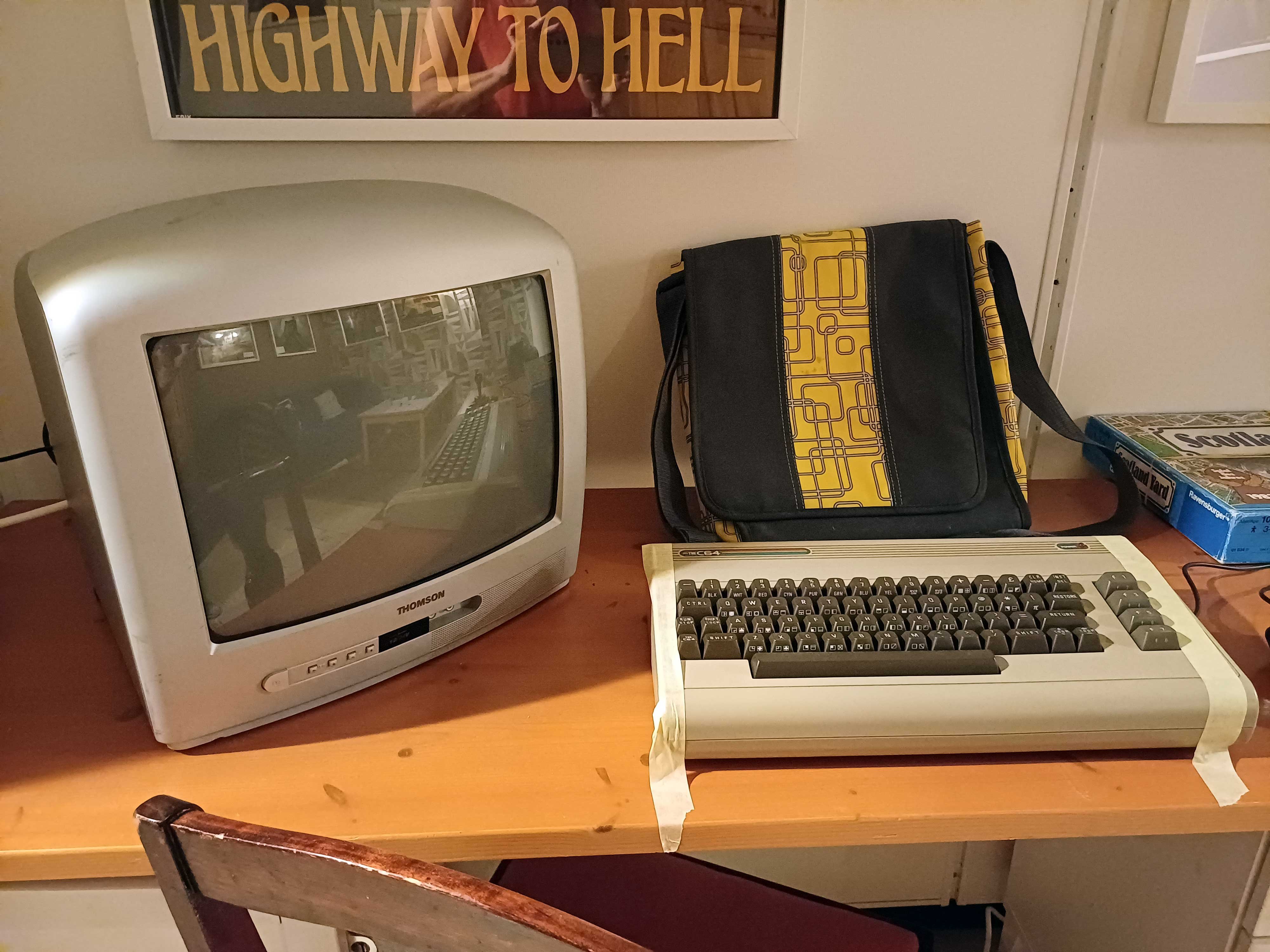 villen-huone-commodore64-pakohuone